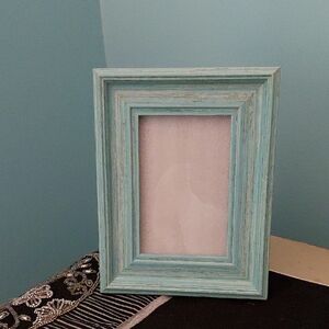 Aqua Wooden Photo Frame